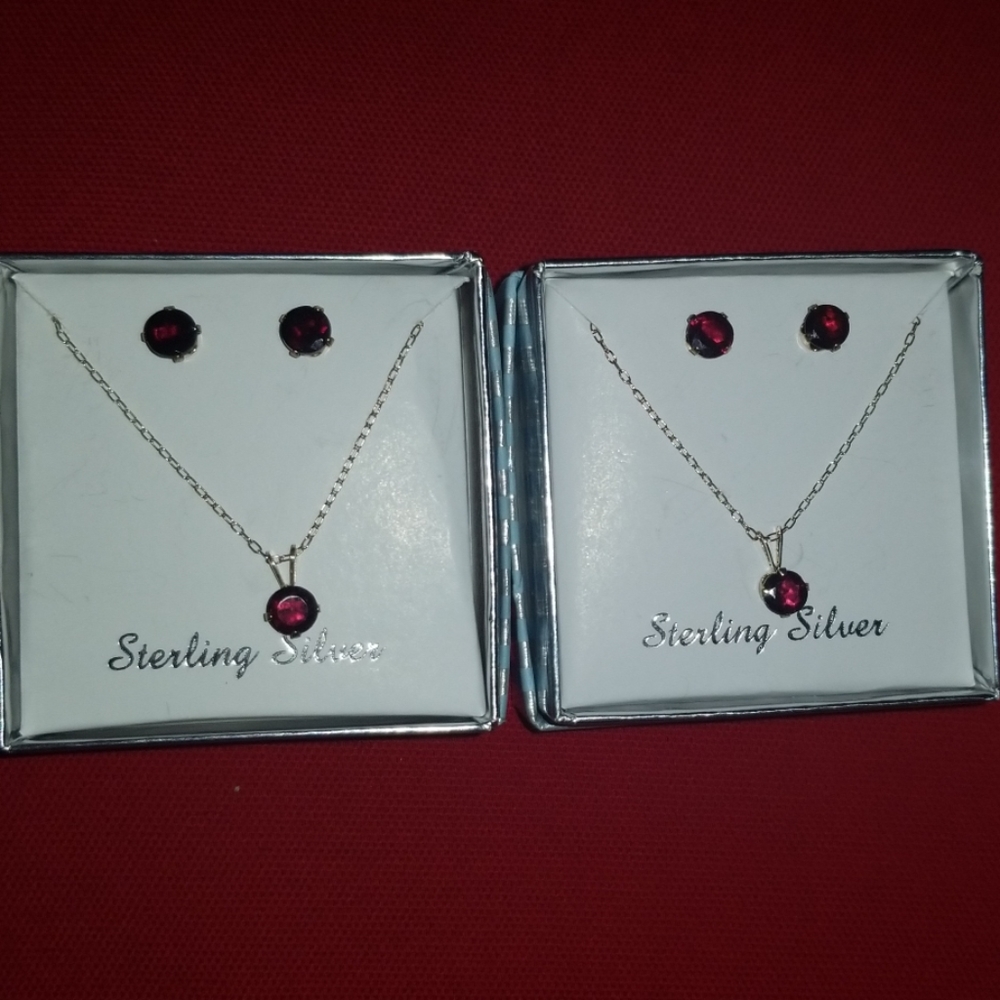 2 Sets of Earrings & Necklace